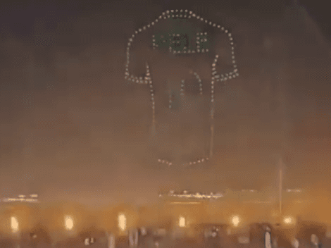 Video: emotivo homenaje de FIFA a Pelé en Qatar 2022 con un show de drones