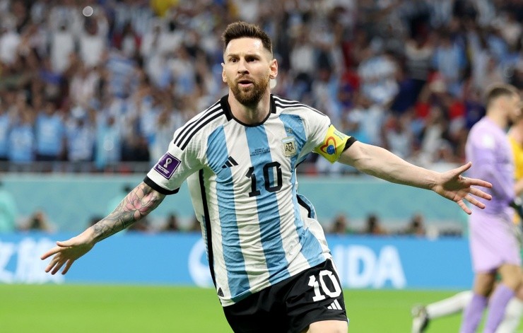 Lionel Messi le enseña el camino a Argentina (Getty Images)