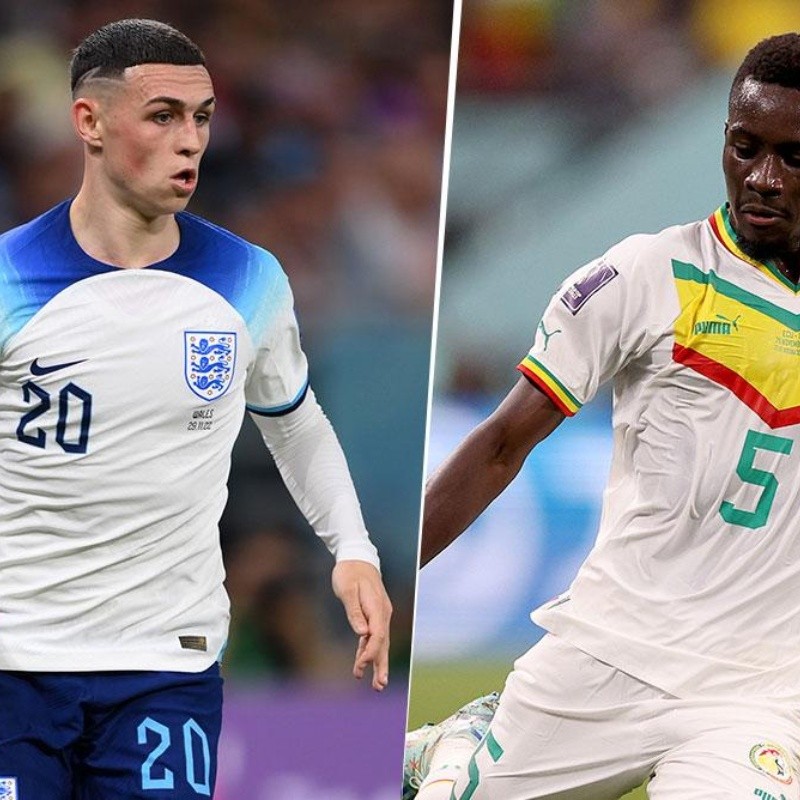 Inglaterra vs Senegal: alineaciones para el partido de octavos de Qatar 2022