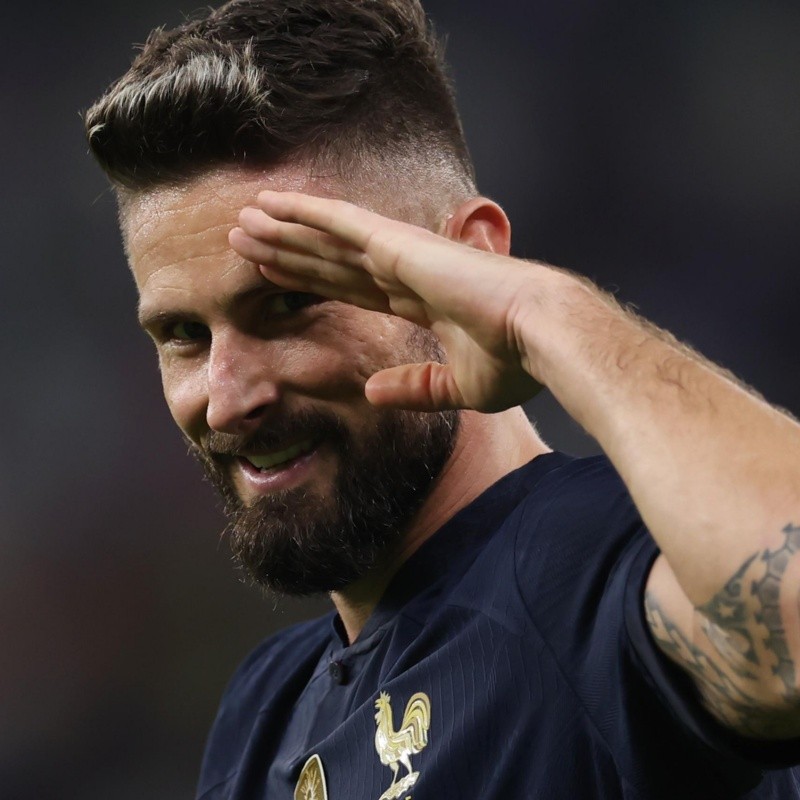 Después de ser hombre récord, Olivier Giroud llamó a un jugador de la Liga MX