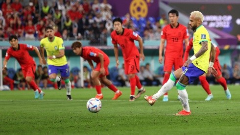 Neymar anotó su primer gol en Qatar 2022.