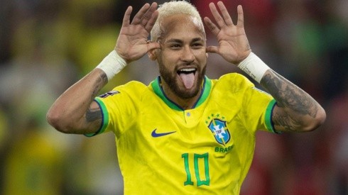 Divulgação: Lucas Figueiredo/CBF - Neymar volta na Copa do Mundo marcando gol