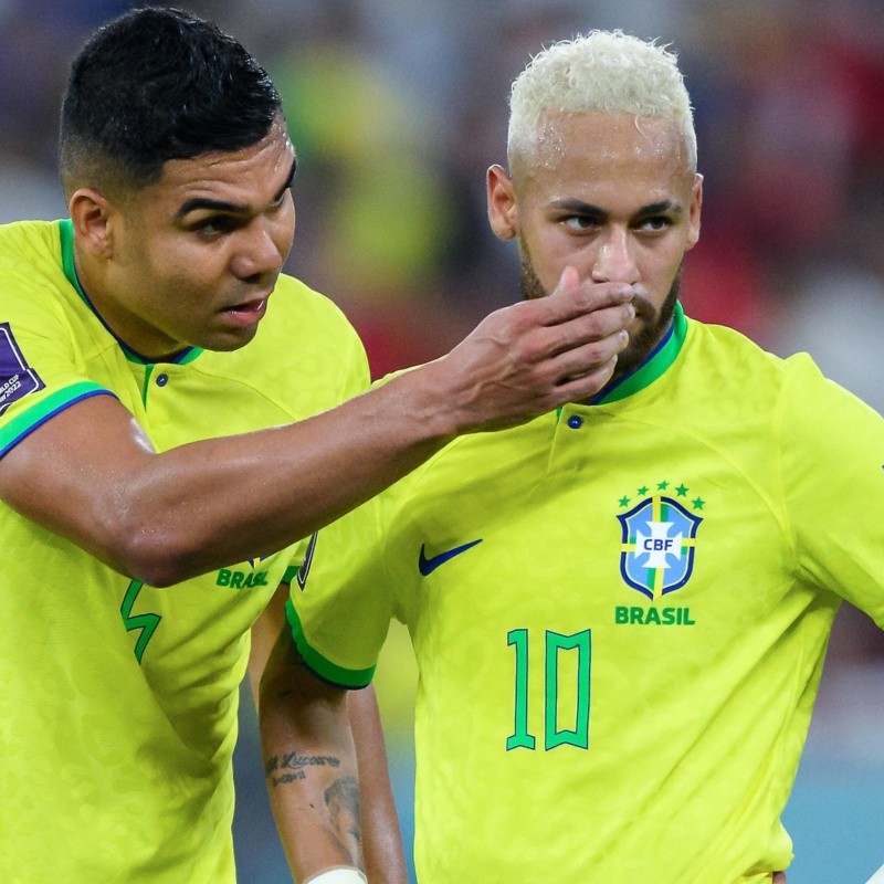 ¿Qué pasó entre Casemiro y Neymar? La polémica imagen que se volvió viral