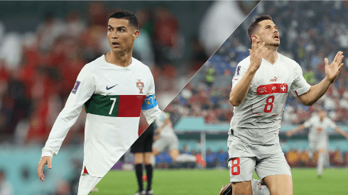 Portugal vs Suiza en el último partido de los octavos de Qatar 2022.