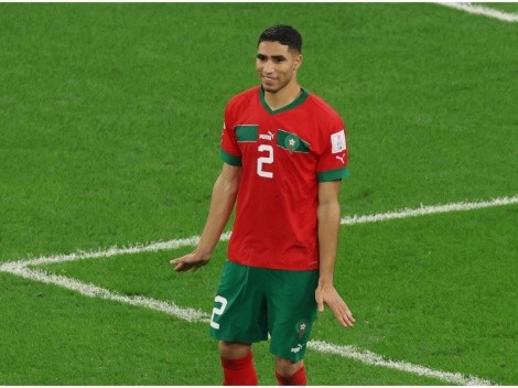 La celebración que Hakimi le robó a una estrella de la NFL tras eliminar a España con Marruecos