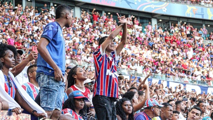 Hinchas de Bahía de Brasil.