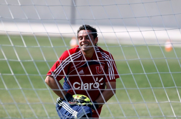Conde en el Centro Deportivo Azul | Foto: Agencia Uno 