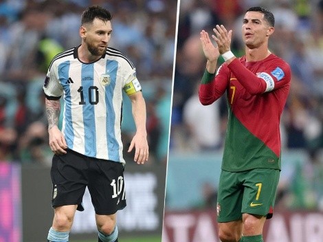 Messi vs Cristiano Ronaldo: los números de ambos en lo que va del Mundial