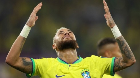 Neymar of Brazil at the Qatar 2022 World Cup
