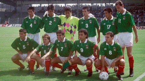 La selección mexicana que debutó en la Copa América en 1993.