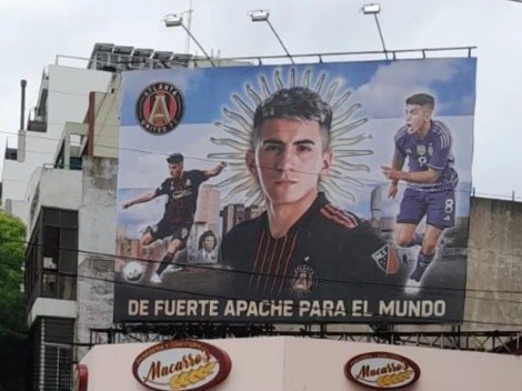 Atlanta United put up billboards in Argentina to show support to Thiago Almada
