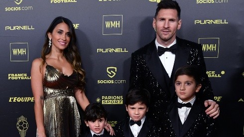 La familia de Messi.