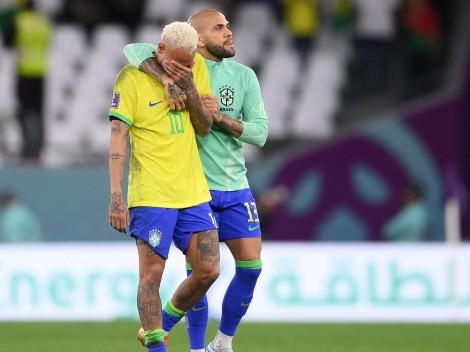 Destrozado: el llanto de Neymar tras la eliminación de Qatar 2022