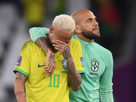 El gran gesto de Dani Alves tras la derrota de Brasil