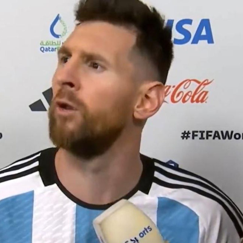 Messi sai da casinha, peita Weghorst na zona mista e enlouquece a Argentina