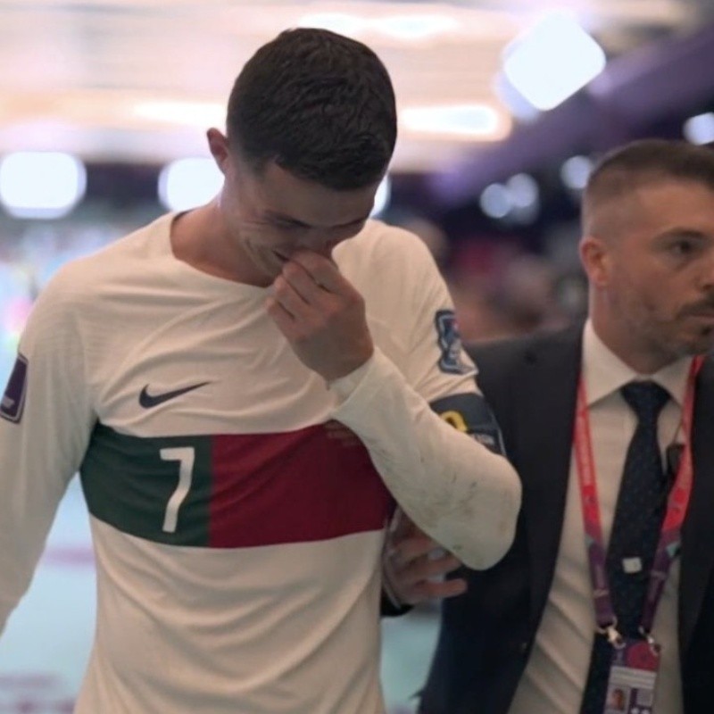 VIDEO | Cristiano Ronaldo se marcha destrozado al vestuario