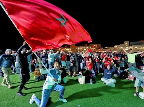 Los emocionantes festejos de hinchas de Marruecos en diferentes latitudes del planeta