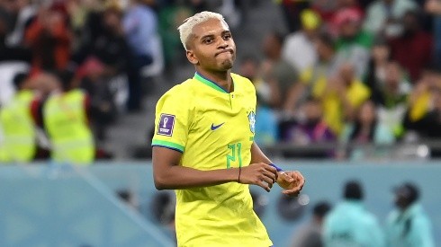 Laurence Griffiths/Getty Images. Rodrygo vai às redes sociais se lamentar por eliminação na Copa do Mundo