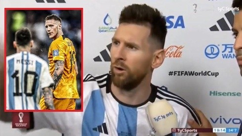 Weghorst, jugador de Países Bajos al que Messi le dijo "bobo", le respondió