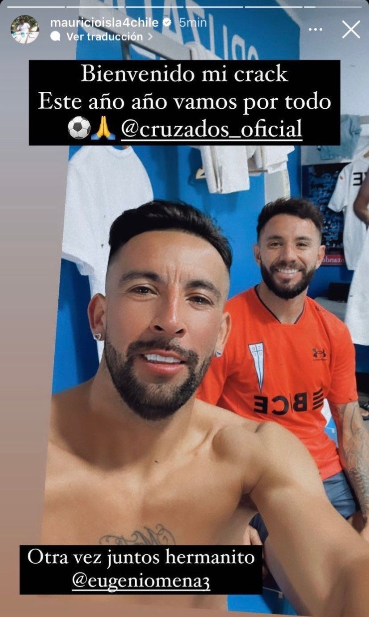 El primer mensaje de Mauricio Isla en Instagram | Foto: Captura 