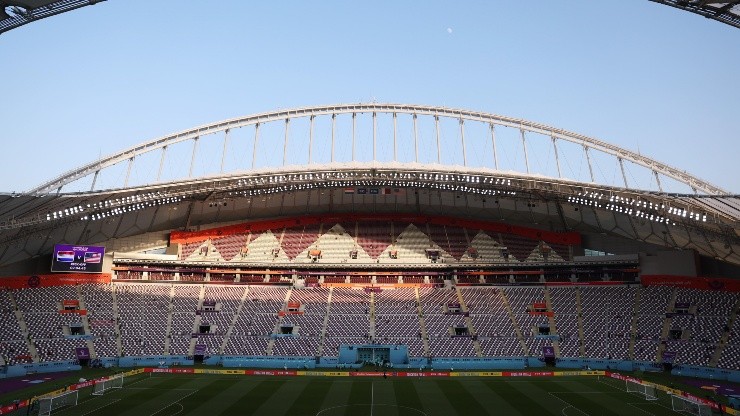 El Intrnational Khalifa Stadium, sede del partido del tercer puesto de Qatar 2022.