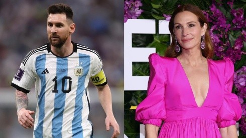 Messi y Julia Roberts