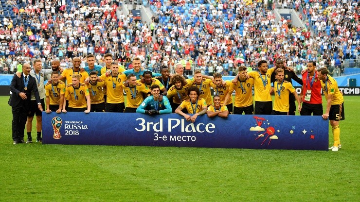 Bélgica, el último país que ganó el tercer puesto en Rusia 2018.