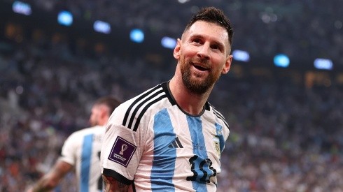 Lionel Messi (Argentina) during the semifinals in Qatar 2022 against Croatia.
