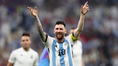 Lionel Messi es pura alegría tras el triunfo ante Croacia