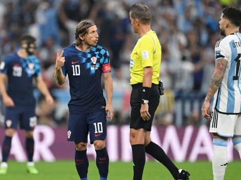 Tras la eliminación, Luka Modrić revive la polémica entre el arbitraje y Argentina