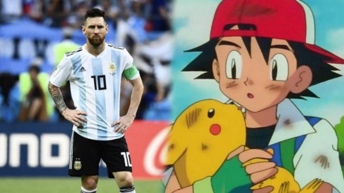 Lionel Messi y Ash.