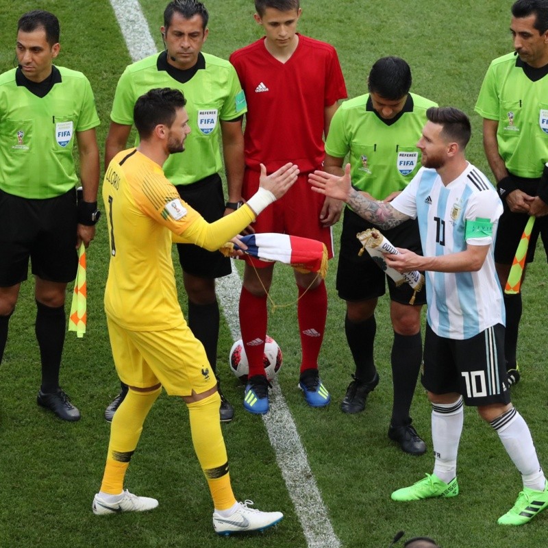 Hugo Lloris va directo y le envió un mensaje a Argentina