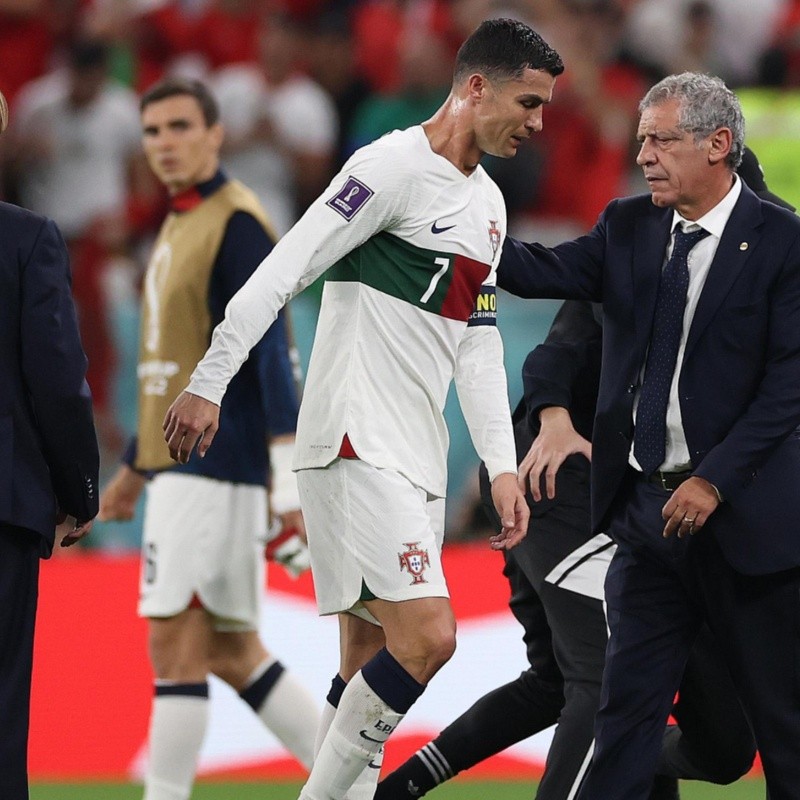 Tristeza en Cristiano Ronaldo: Fernando Santos no va más en Portugal