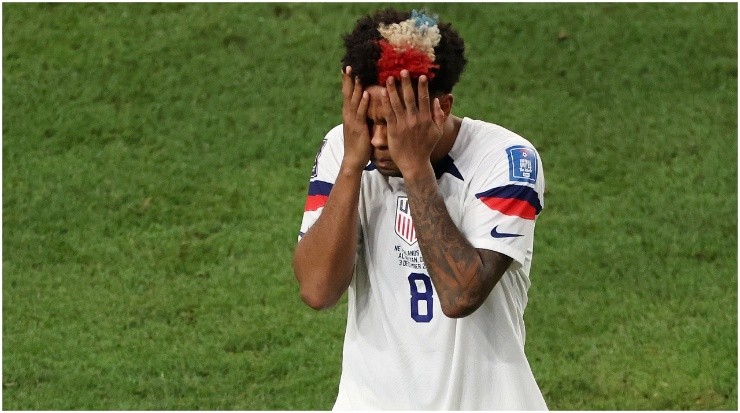 McKennie en el último partido de USA en la Copa del Mundo. (Getty Images)