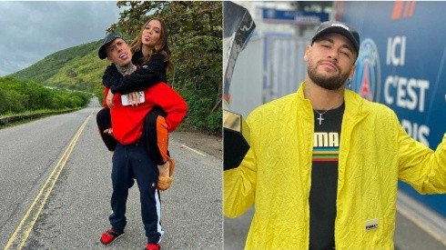 Foto 1: Reprodução/Instagram Mc Daniel - Foto 2: Reprodução/Instagram Neymar