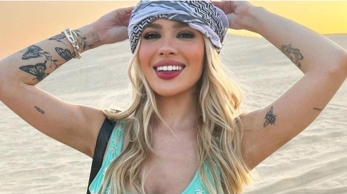 Karoline Lima revela planos de cirurgia após passar sufoco com vestido: "Tirar". Imagem: Reprodução/Instagram oficial da influenciadora.