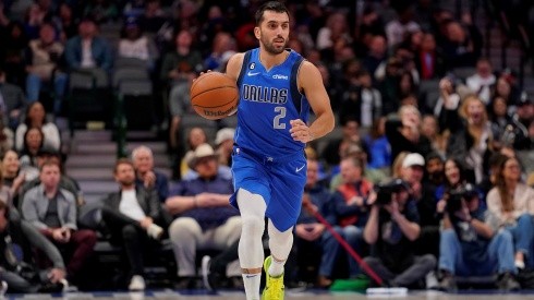 Facundo Campazzo en su último equipo NBA, Dallas Mavericks