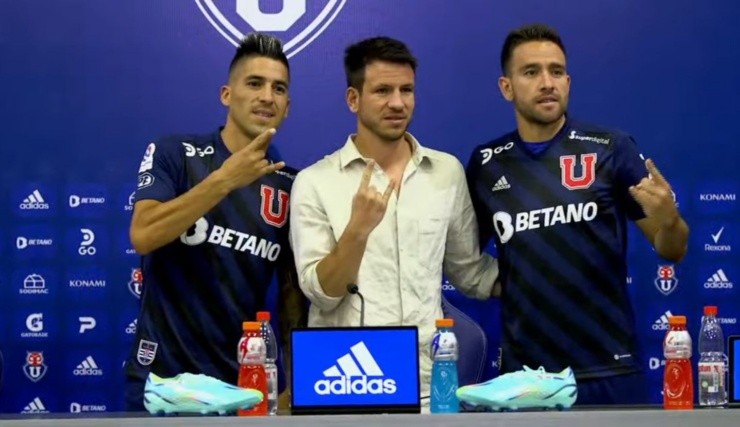 Matías Zaldivia fue presentado junto a Leandro Fernández | Foto: Captura 