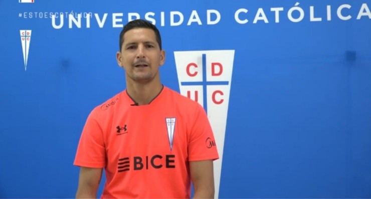 Burdisso y sus primeras palabras como jugador de la UC | Foto: UC Youtube 