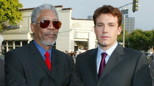 Ben Affleck y Morgan Freeman