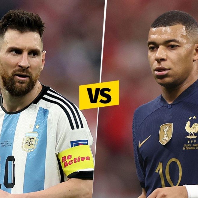 Argentina vs Francia: Messi por el honor de Sudamérica y Mbappé por el de Europa