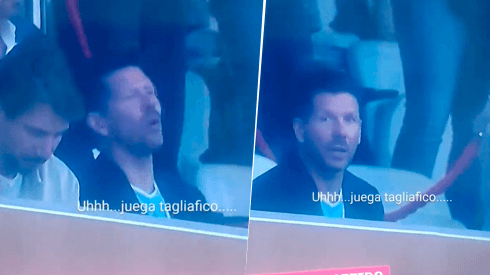 VIDEO | "¿Juega Tagliafico?": el lamento de Simeone tras conocer el XI de Argentina