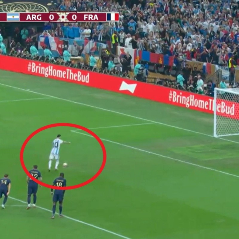 Apareció Messi: con este penal pone a ganar a Argentina ante Francia