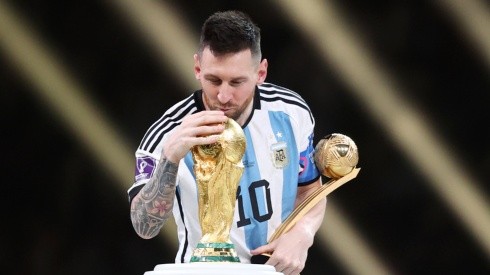 Lio Messi se quedó con el Balón de Oro en el Mundial por ser el mejor jugador del Mundial.
