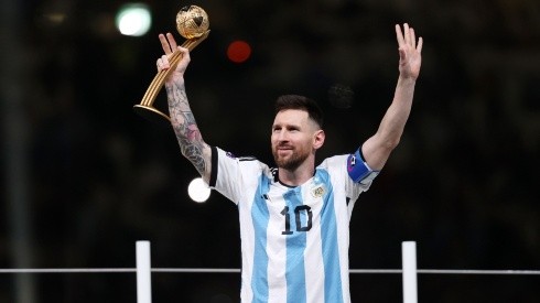 Lionel Messi, Balón de Oro del Mundial.
