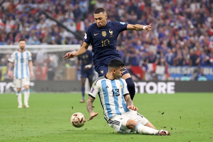 Cristian Romero Kylian Mbappé Qatar 2022