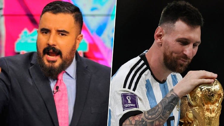 Álvaro Morales criticó a Messi tras el Mundial
