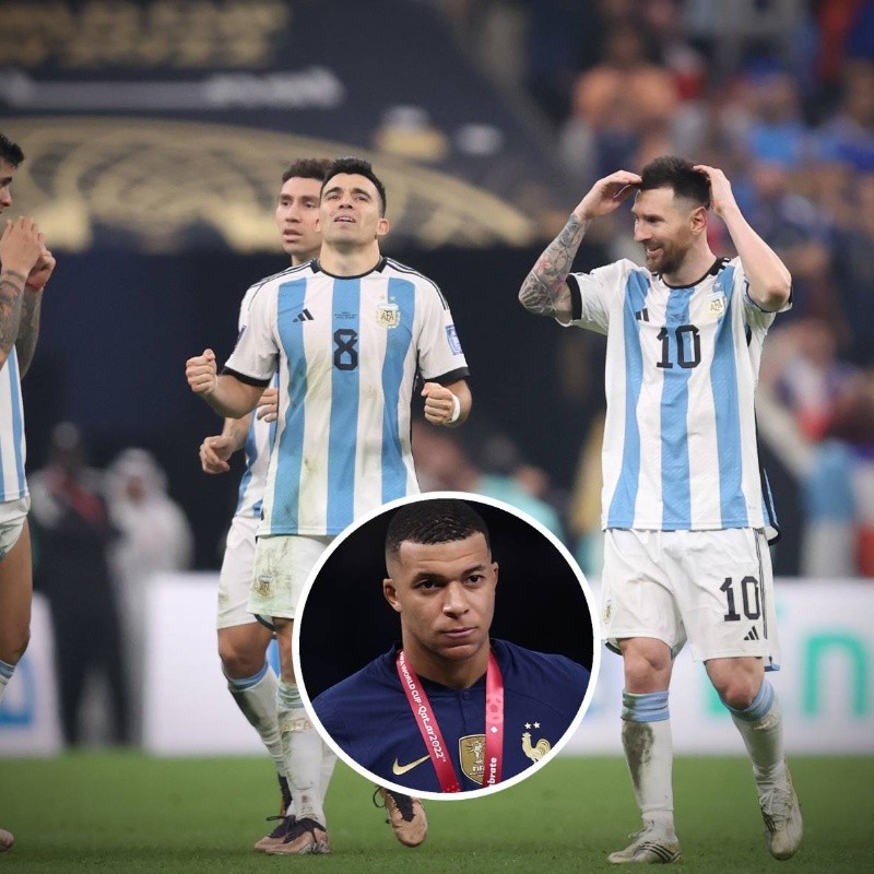 VIDEO | Argentina se acordó de Mbappé y se burla con una canción