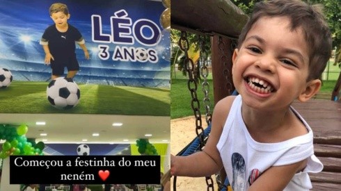 Léo, filho de Marília Mendonça e Murilo Huff, completou 3 anos