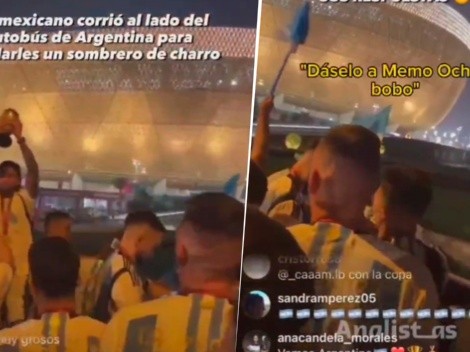 VIDEO | "Dáselo a Memo Ochoa, bobo": un jugador de la Selección se burló de un hincha mexicano